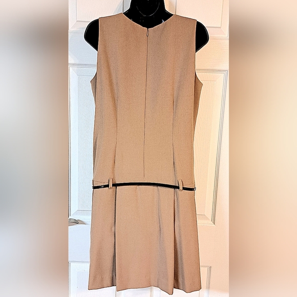Calvin Klein Brown Belted Shift Dress - Picture 4 of 5